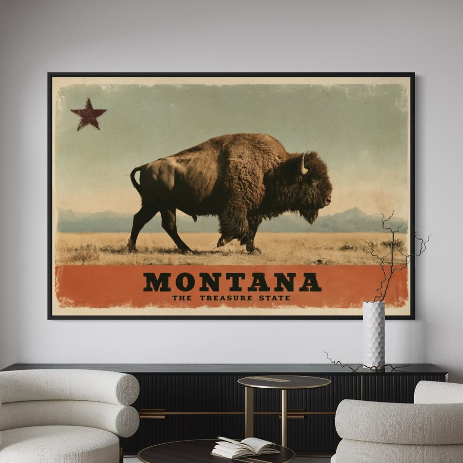 Montana Wild - Hand Painting