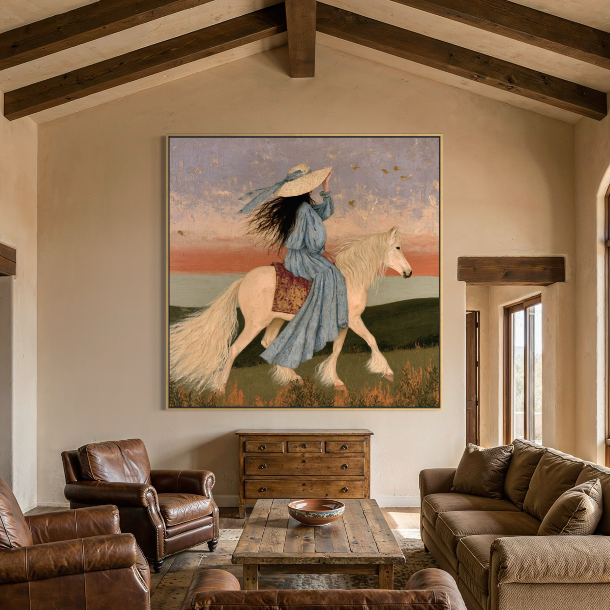 Somewhere Out West - Hand Painting