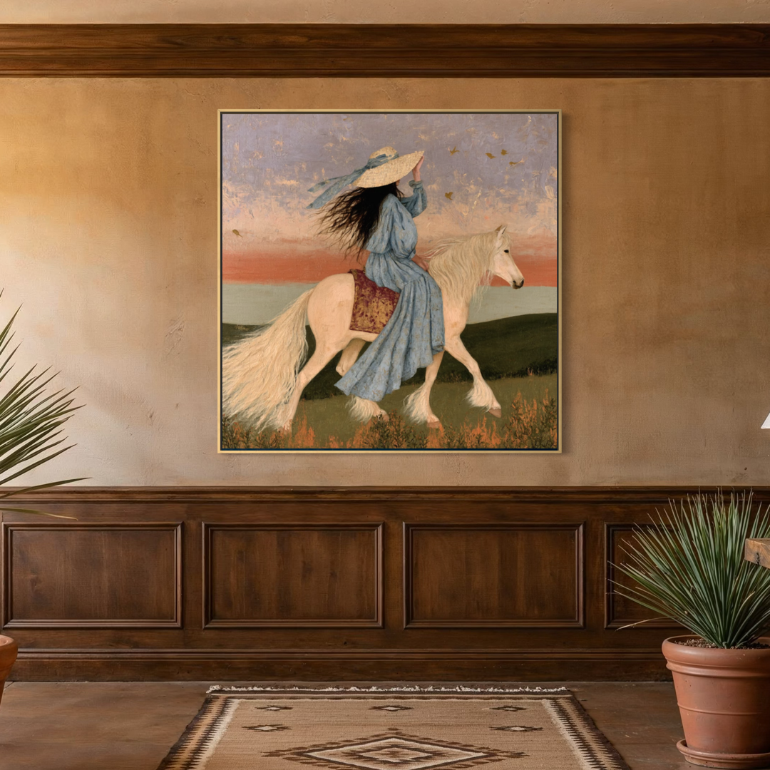 Somewhere Out West - Hand Painting