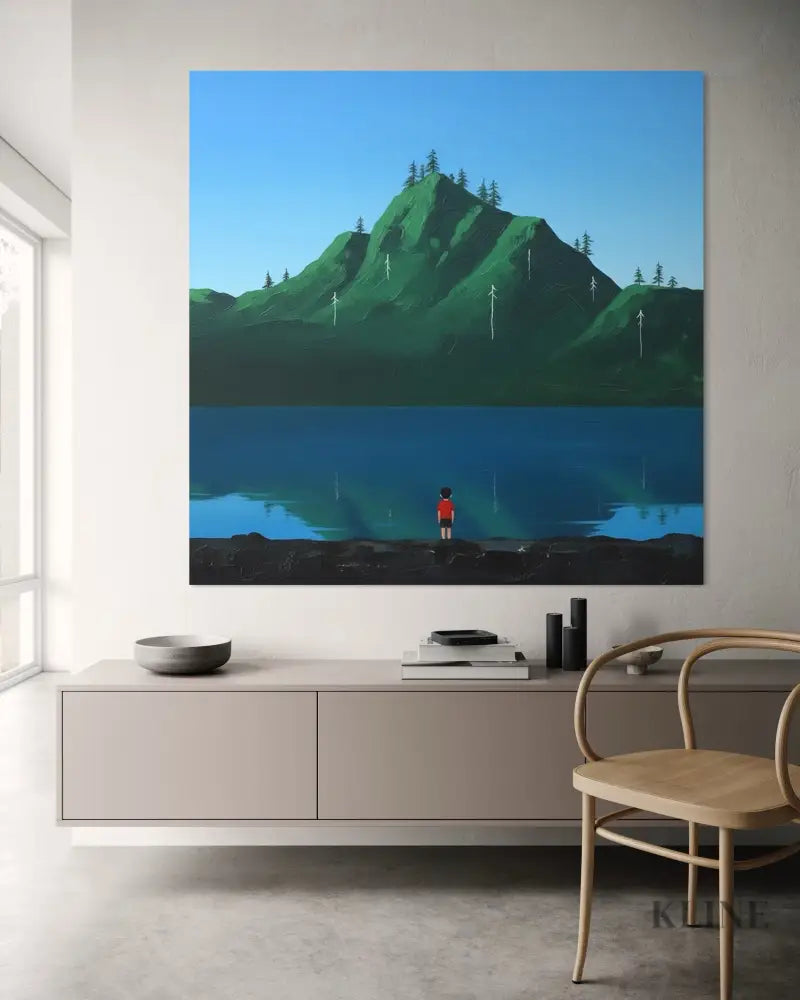 Dreaming Above - Hand Painting