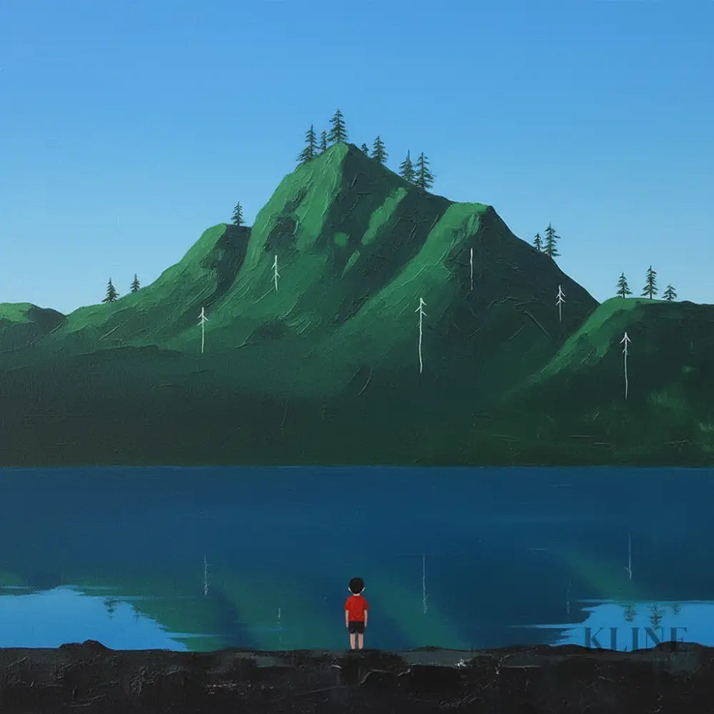 Dreaming Above - Hand Painting