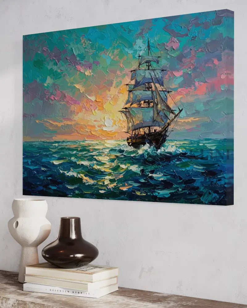 Dreamscape at Sea - Hand Painting