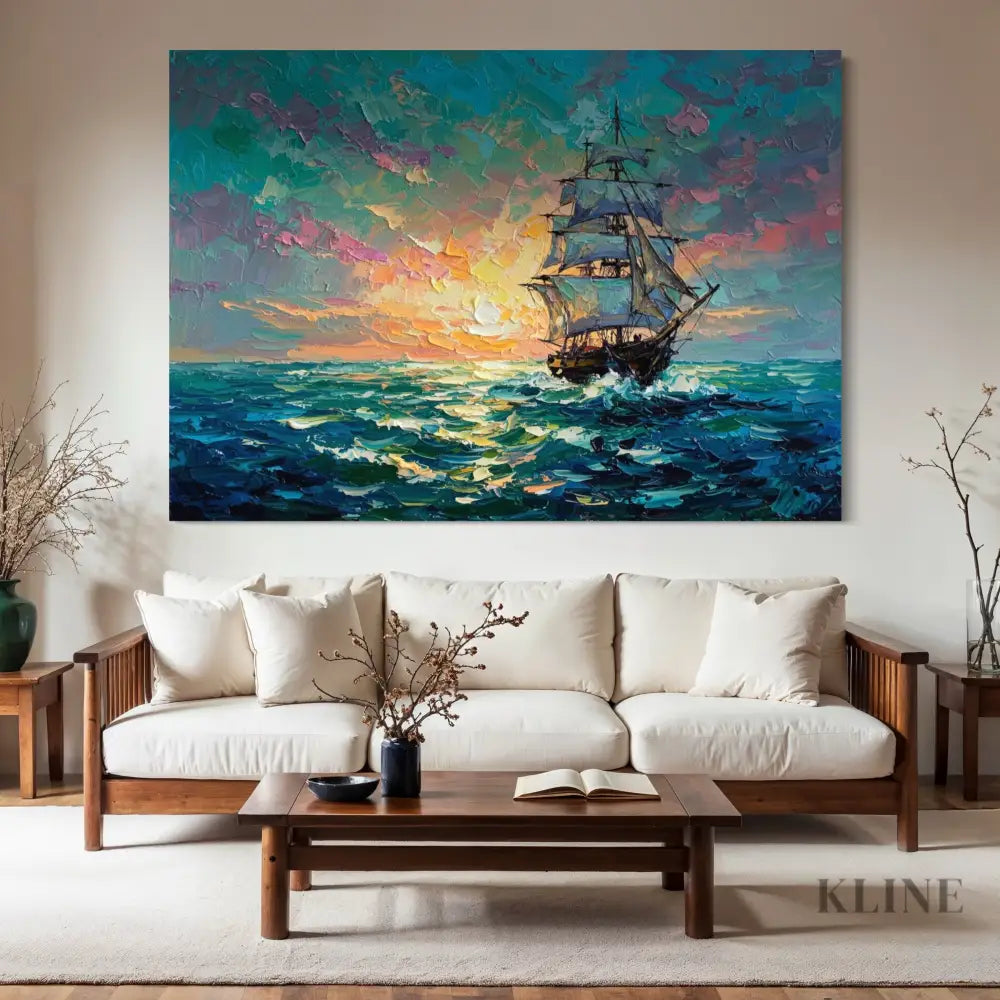 Dreamscape at Sea - Hand Painting