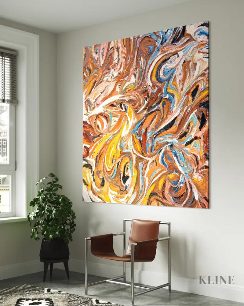 Earthen Vortex - Hand Painting
