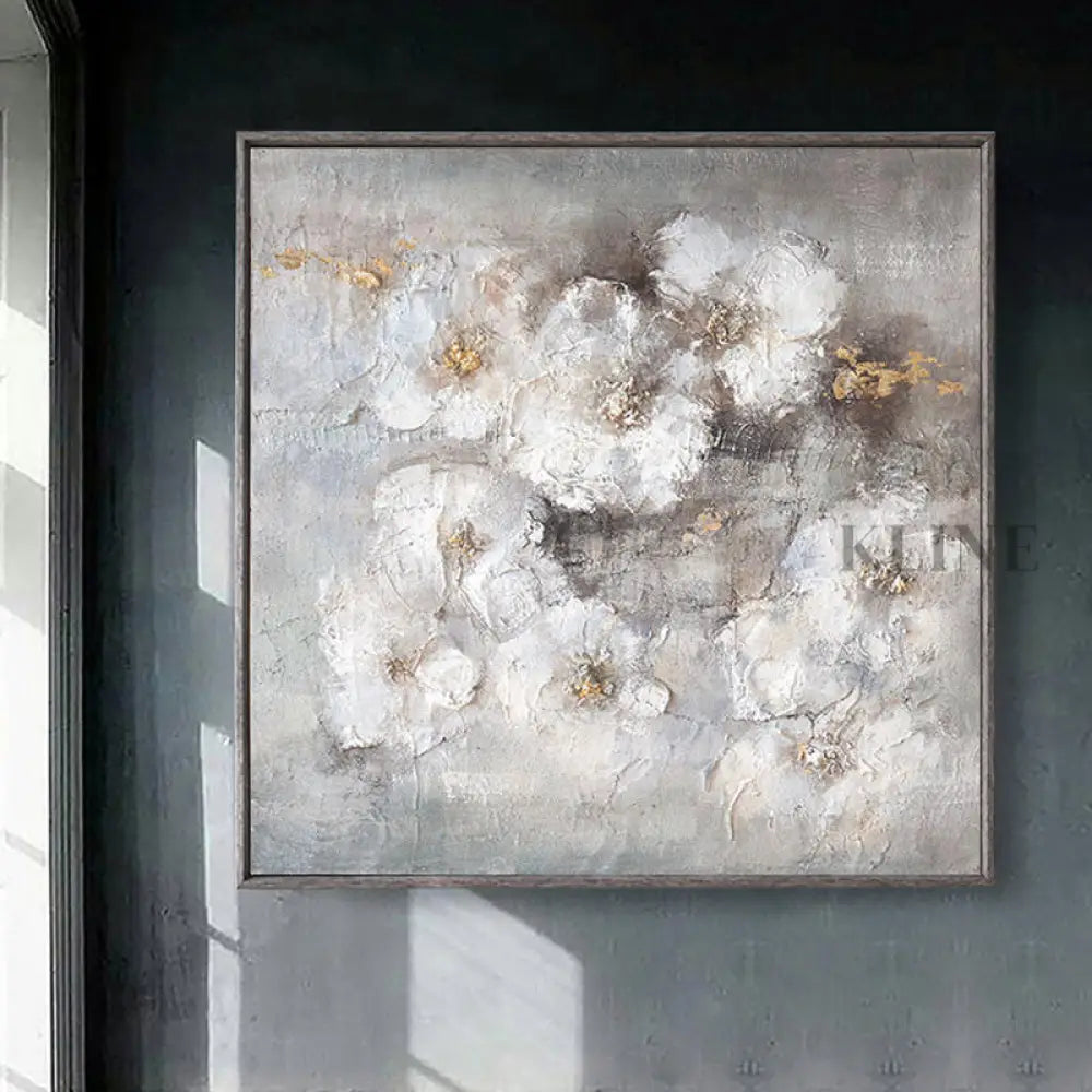 Elegant Purity - Hand Painting