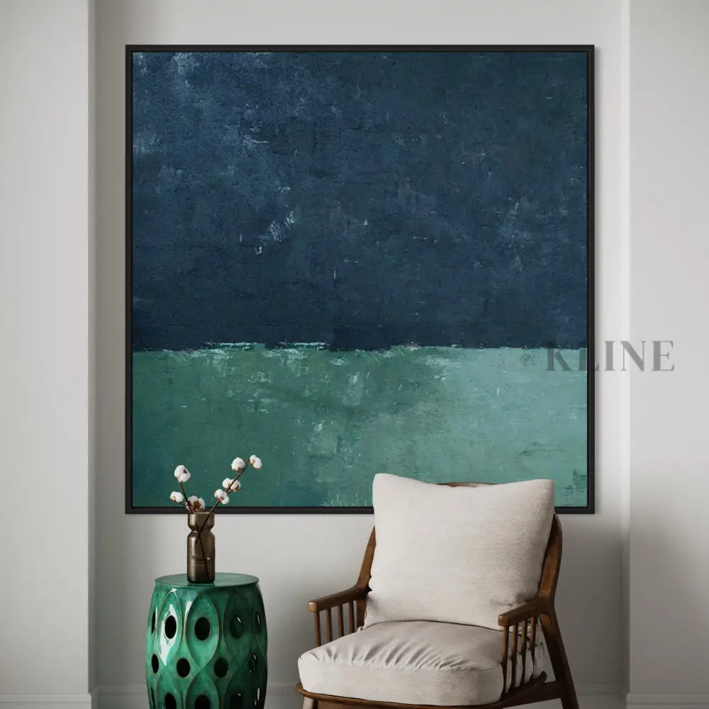 Emerald Enigma - Hand Painting