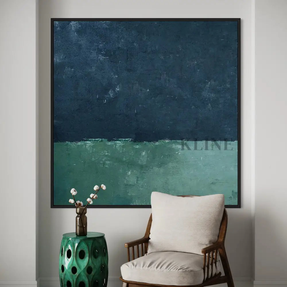 Emerald Enigma - Hand Painting