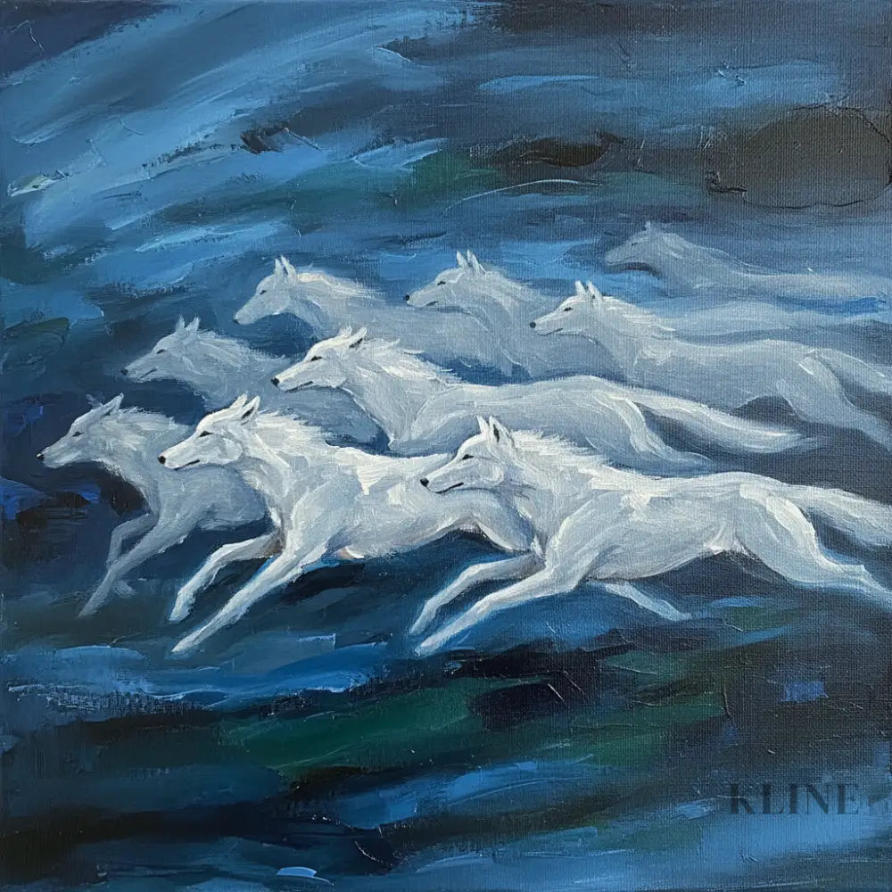 Equine Passage - Hand Painting