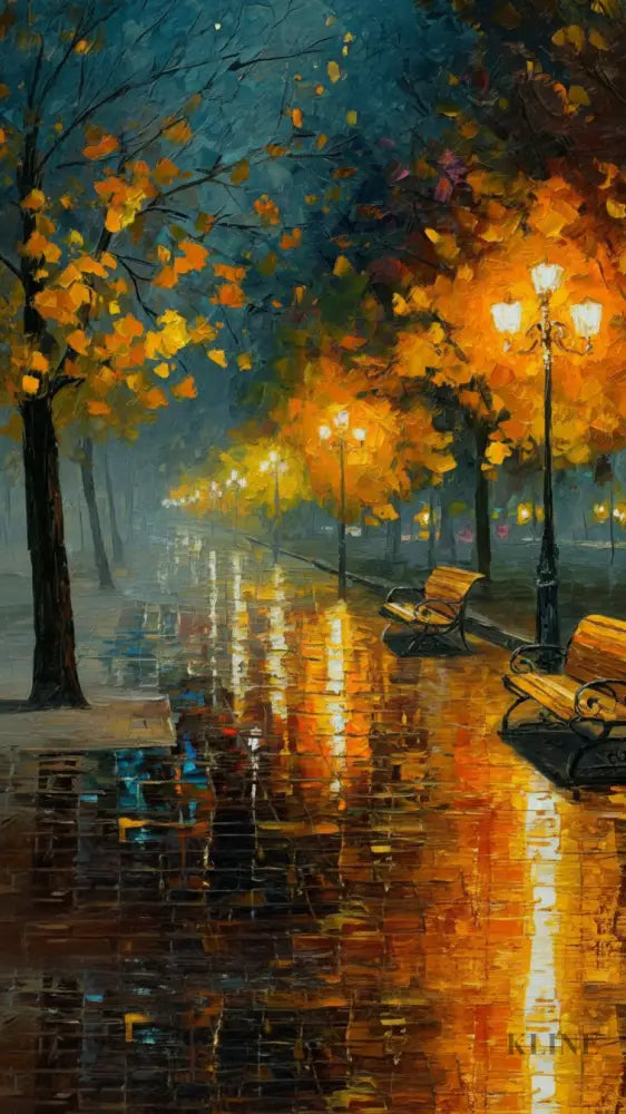 Evening Elegance - Hand Painting