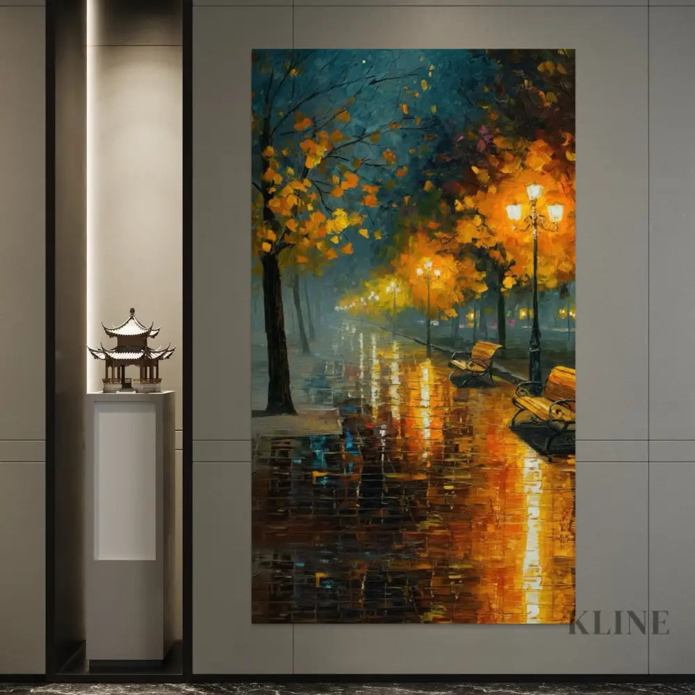 Evening Elegance - Hand Painting