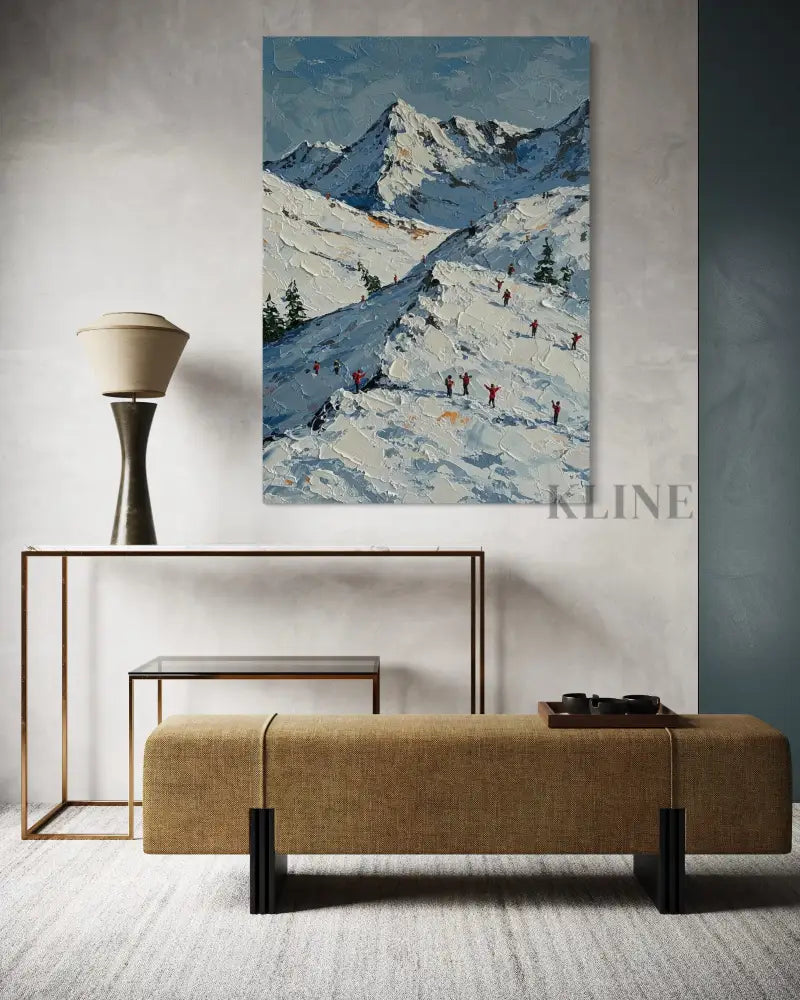 Explorers of the Peaks - Hand Painting