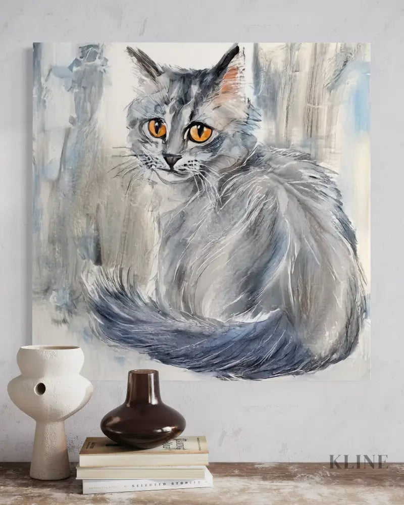 Feline Majesty - Hand Painting