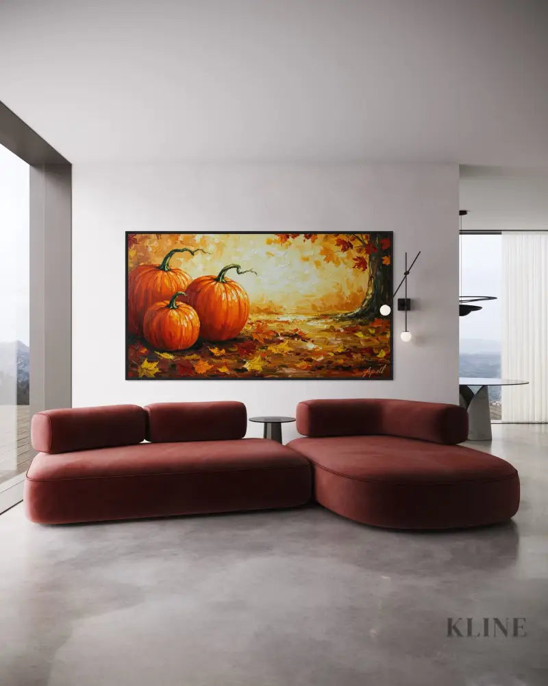 Fields of Amber - Hand Painting