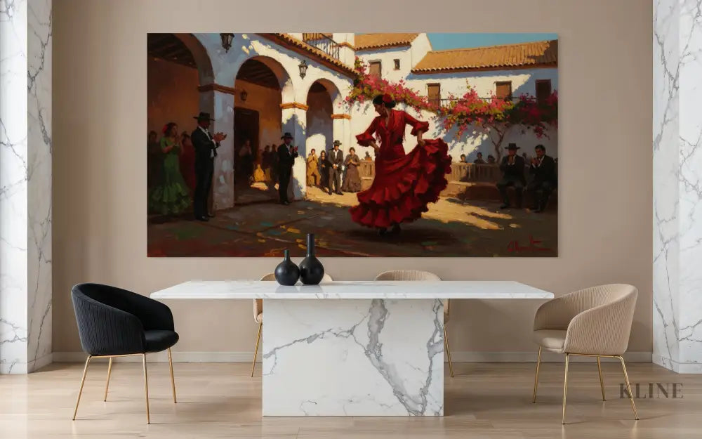 Flamenco Diva - Hand Painting