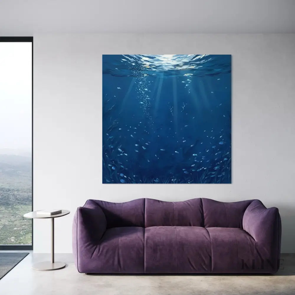 Floating in Depth - Hand Painting