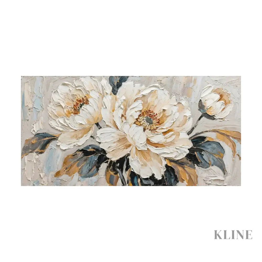 Floral Majesty - Hand Painting