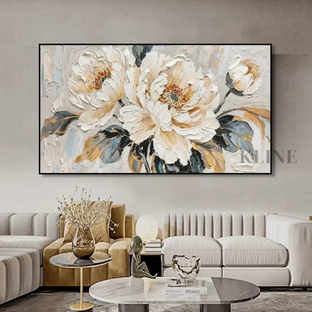 Floral Majesty - Hand Painting