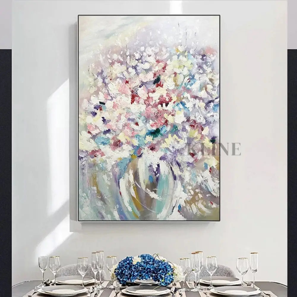 Floral Mist - Hand Painting