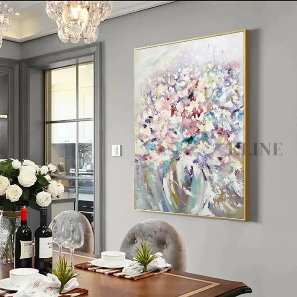 Floral Mist - Hand Painting