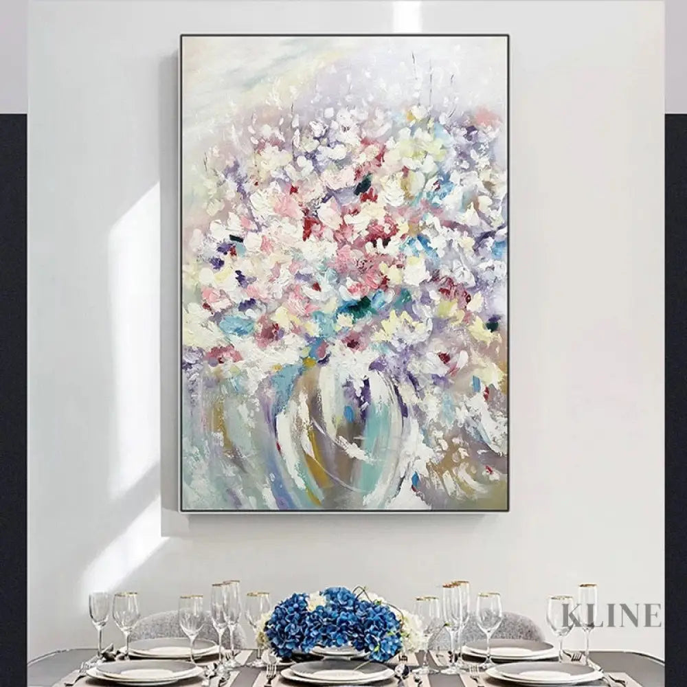 Floral Mist - Hand Painting