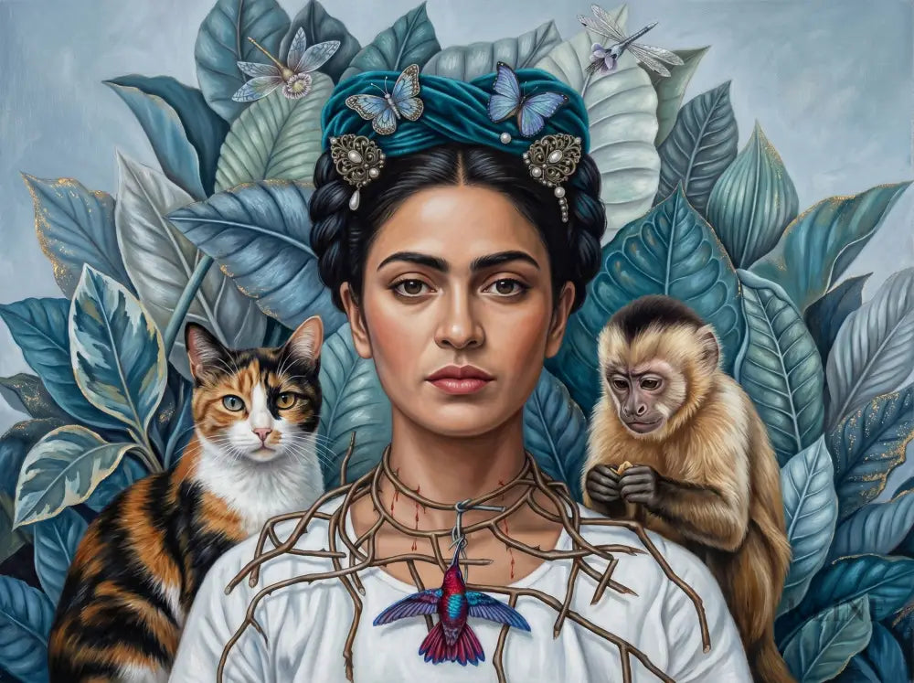 Frida’s Secret Garden - Hand Painting