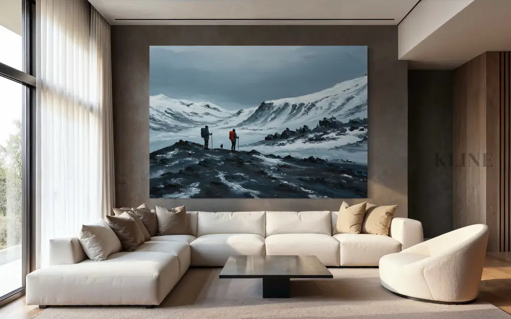 Frozen Frontier Odyssey - Hand Painting