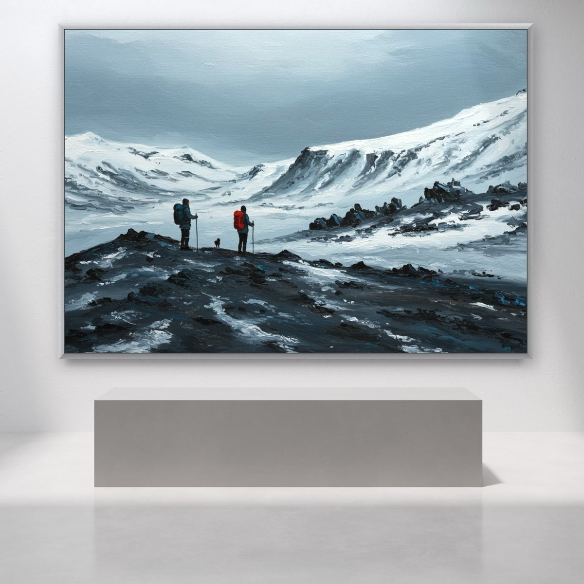 Frozen Frontier Odyssey - Hand Painting