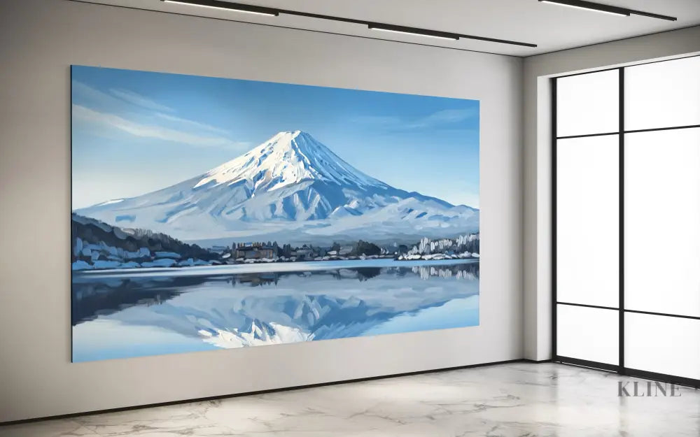 Fuji Mountain Painting - Hand Painting