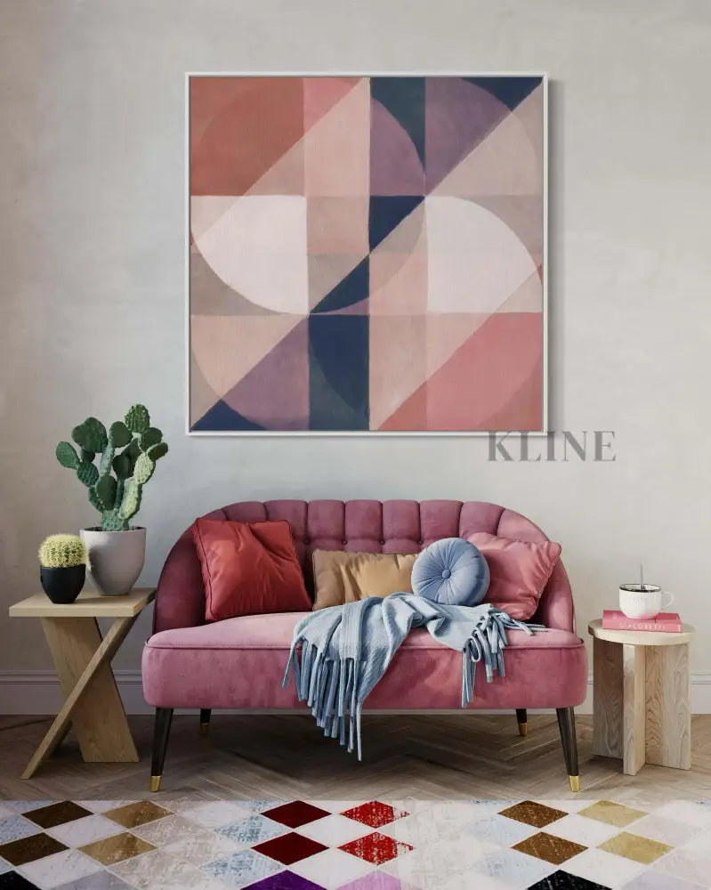 Geometric Breakdown 2 - Hand Painting