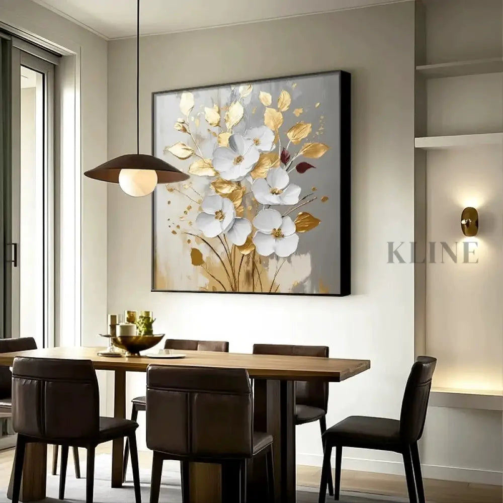 Gilded Bouquet - Hand Painting