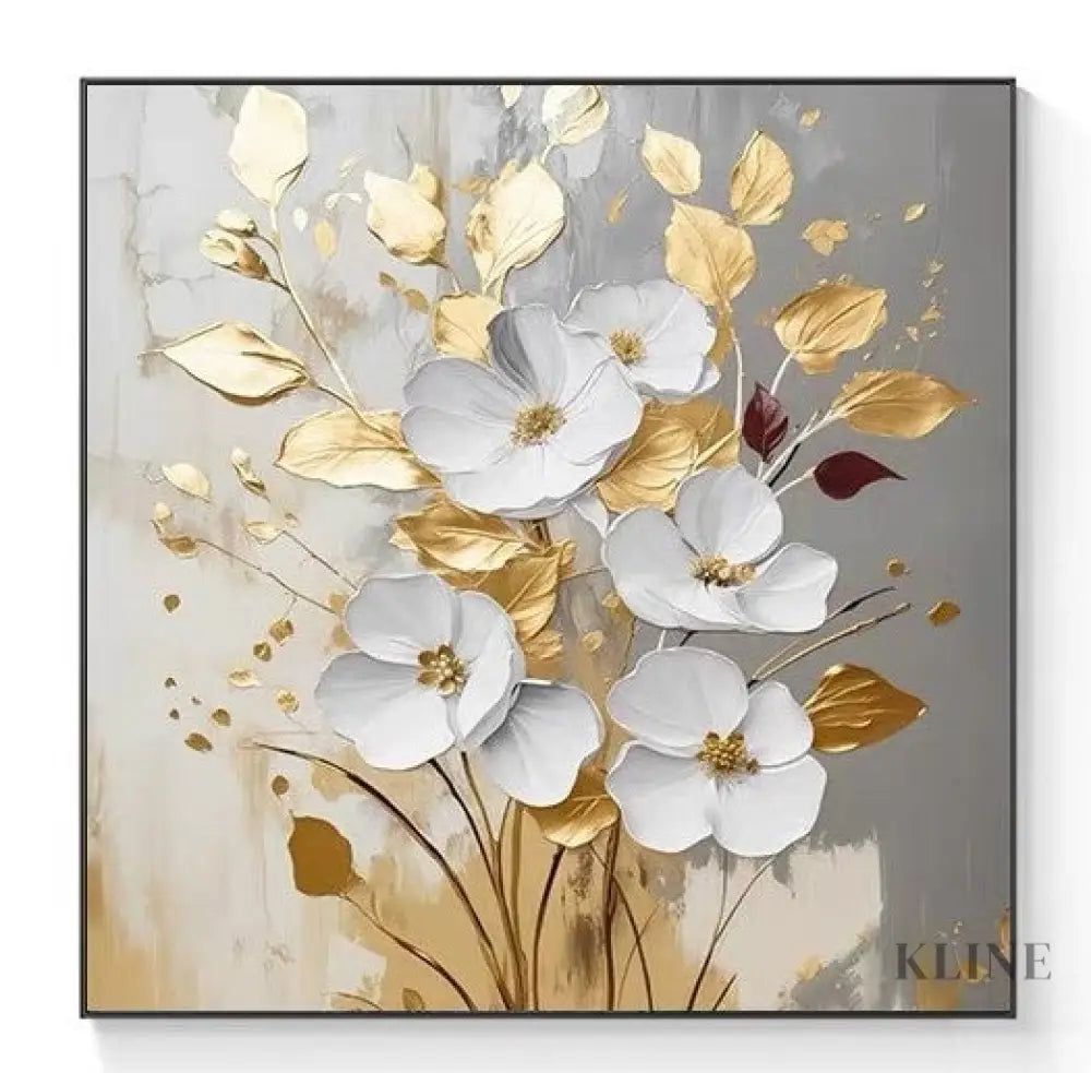 Gilded Bouquet - Hand Painting