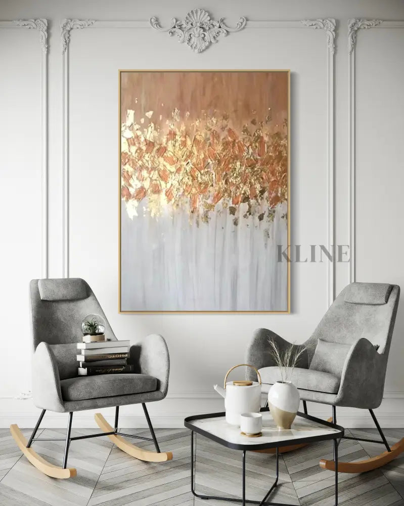 Gilded Horizon - Hand Painting