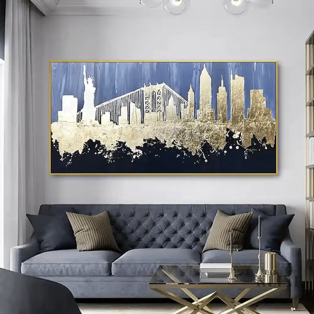 Glamorous City Life - Hand Painting