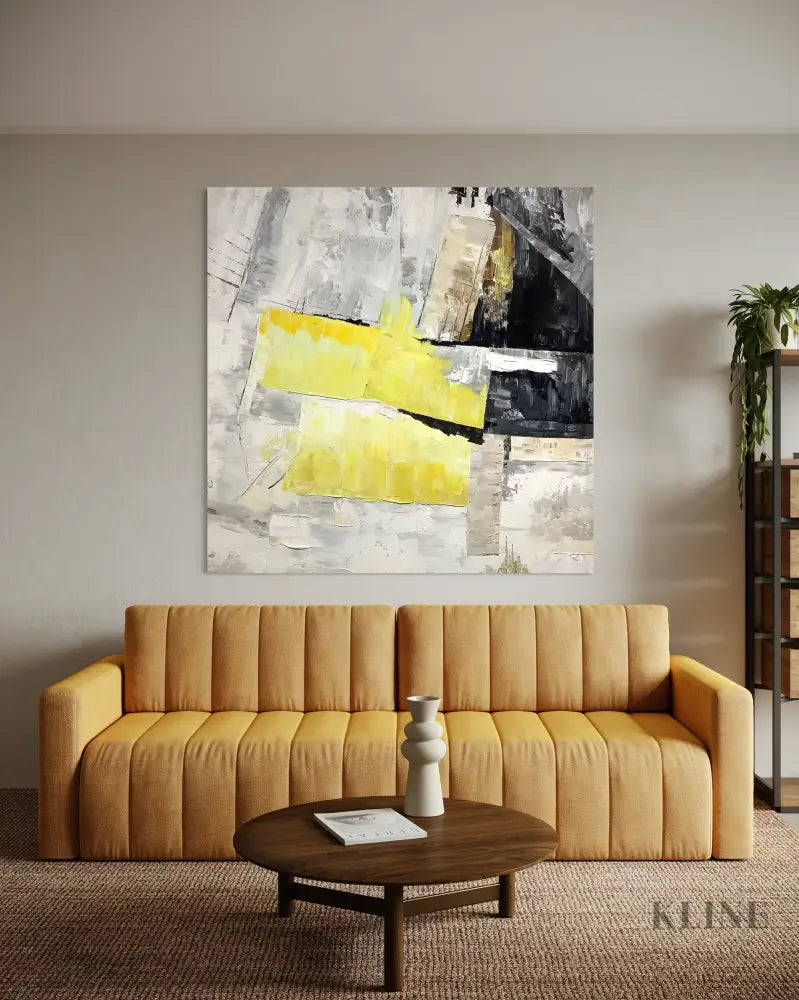 Glimmer in the Urban Haze - Hand Painting