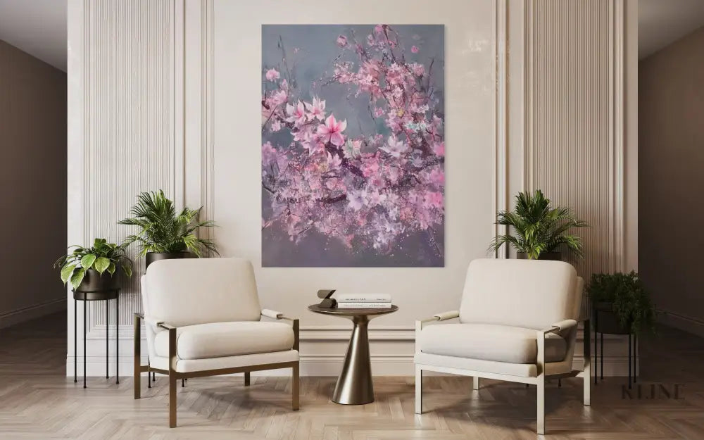 Glimmer of Sakura - Hand Painting