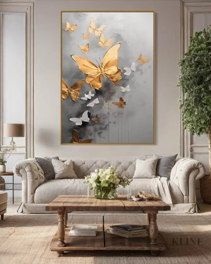 Golden Ascendance - Hand Painting