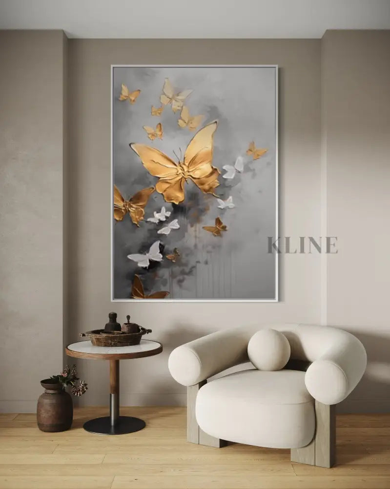 Golden Ascendance - Hand Painting