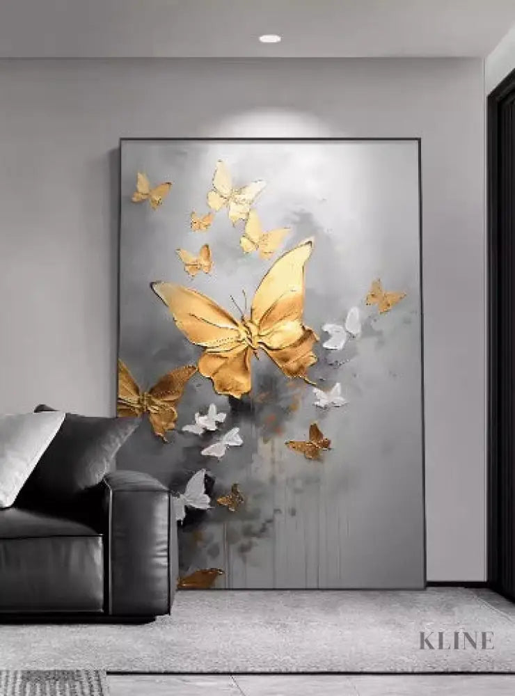 Golden Ascendance - Hand Painting