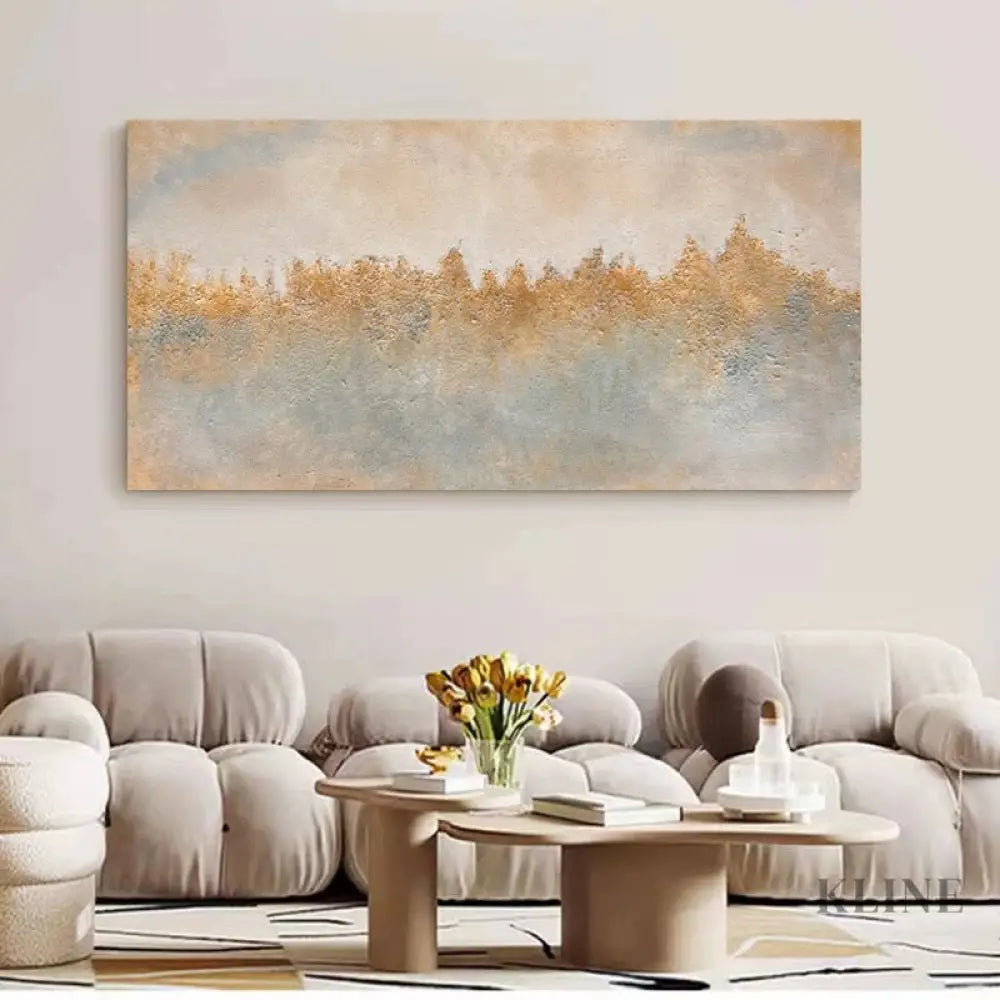 Golden Forest Sleeps - Hand Painting