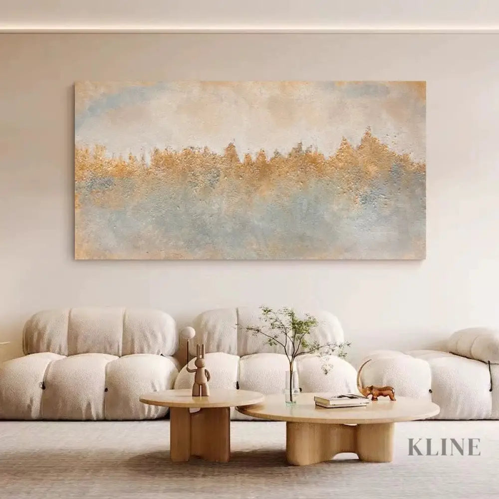 Golden Forest Sleeps - Hand Painting