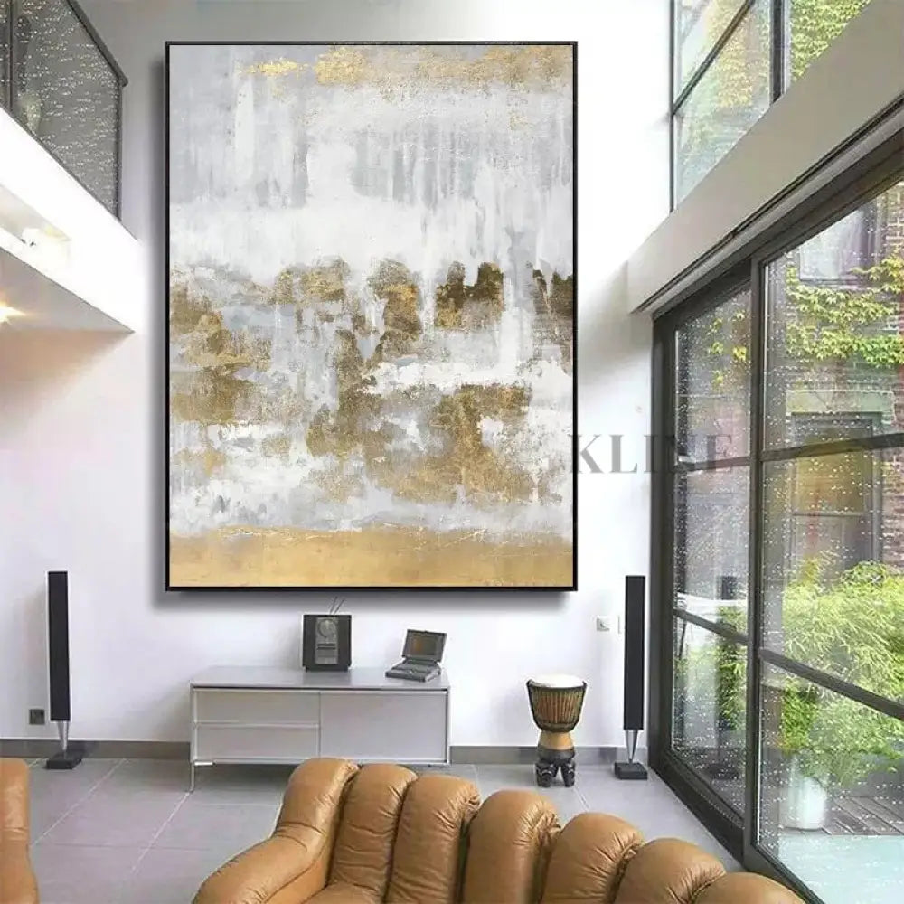 Golden Harmony - Hand Painting