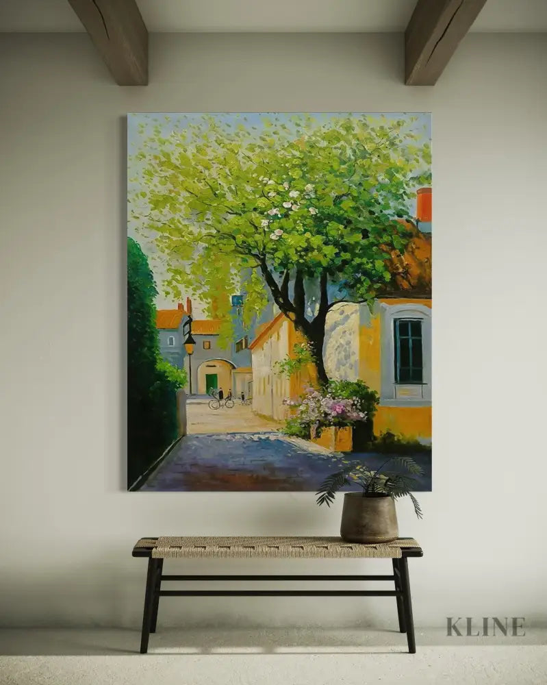 Golden Hour in Provence - Hand Painting