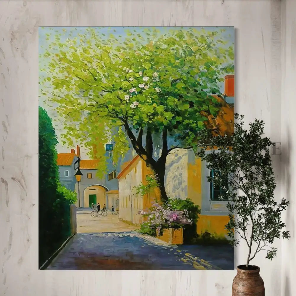 Golden Hour in Provence - Hand Painting
