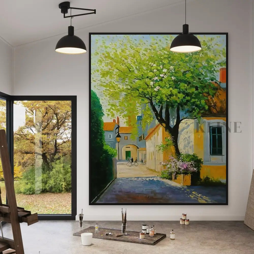 Golden Hour in Provence - Hand Painting