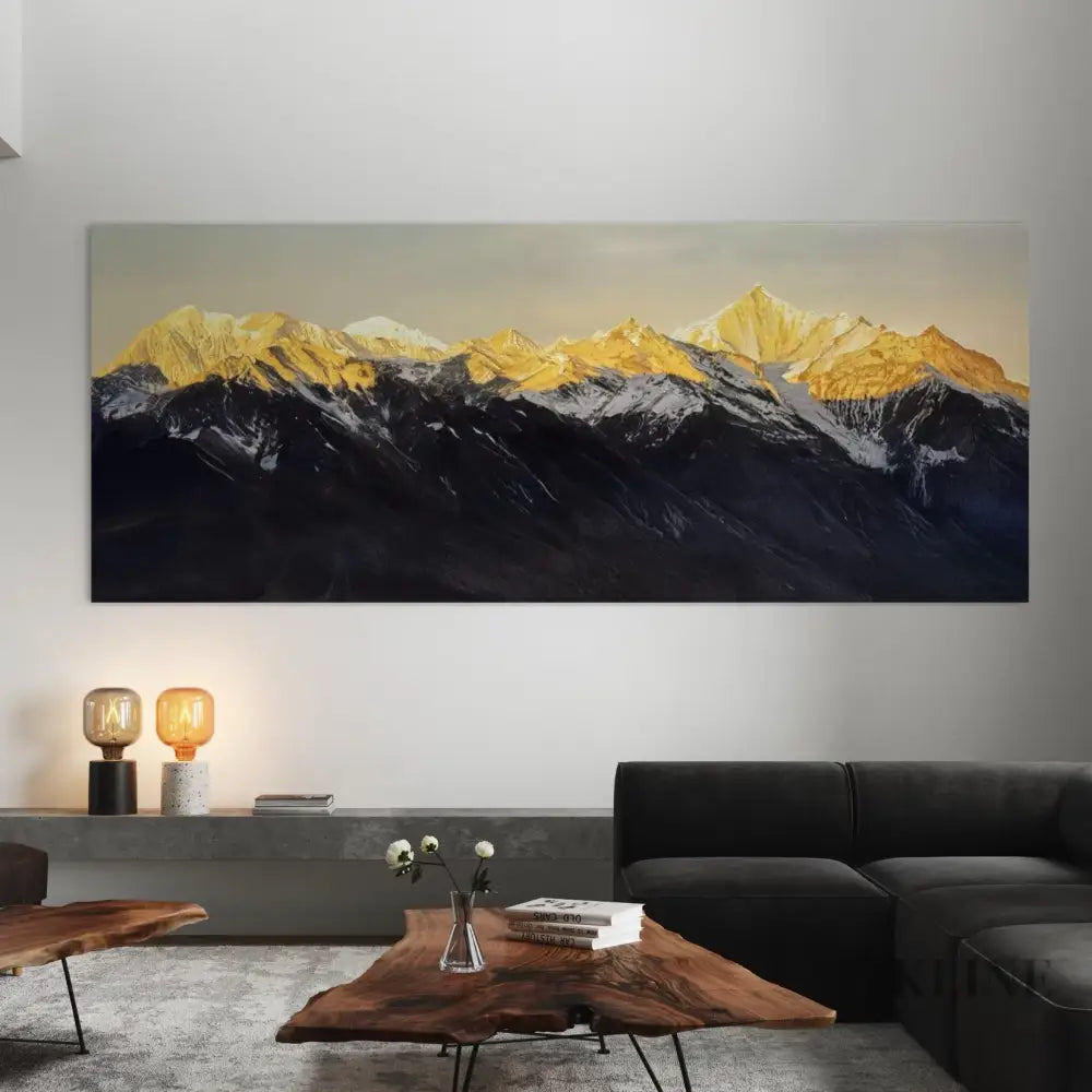 Golden Summit - Hand Painting