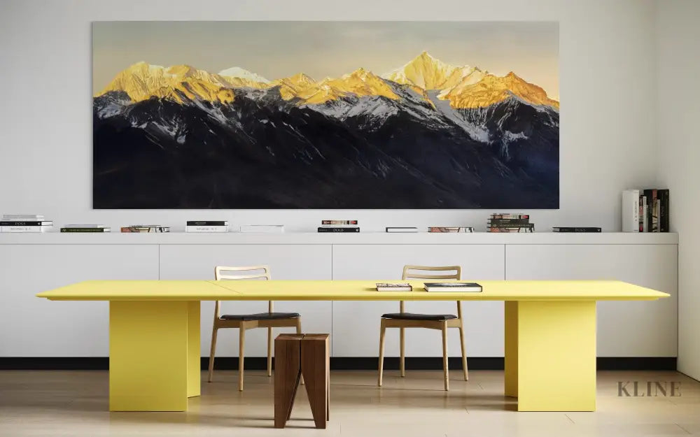 Golden Summit - Hand Painting