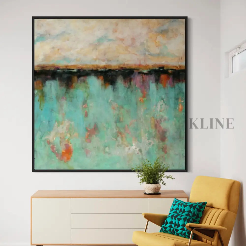 Green Awakening - Hand Painting