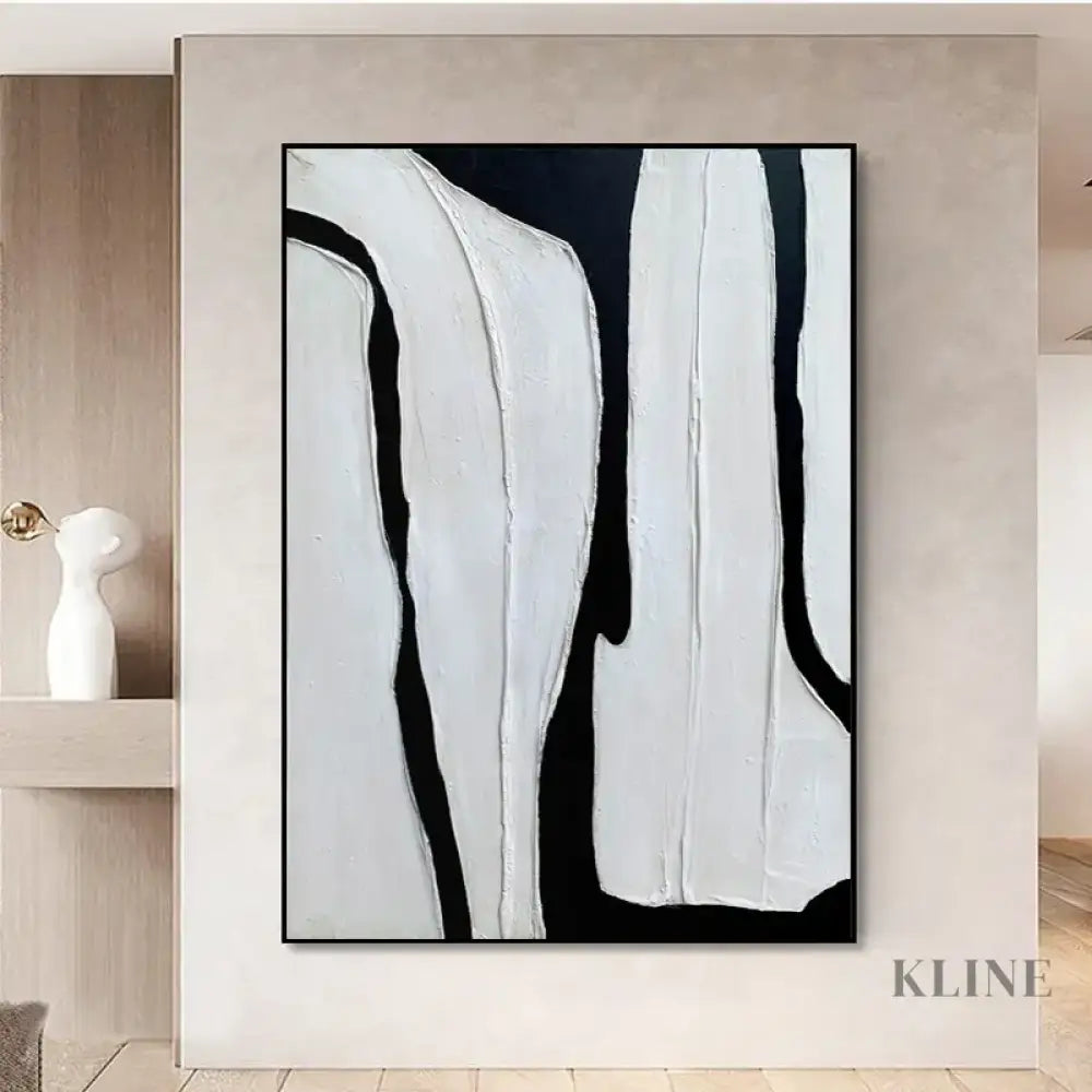 Handmade Black and White - Hand Painting