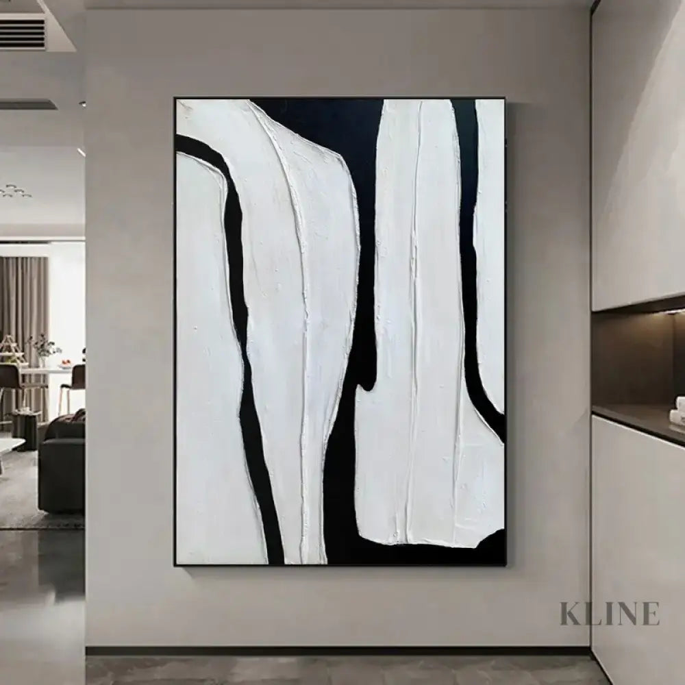 Handmade Black and White - Hand Painting