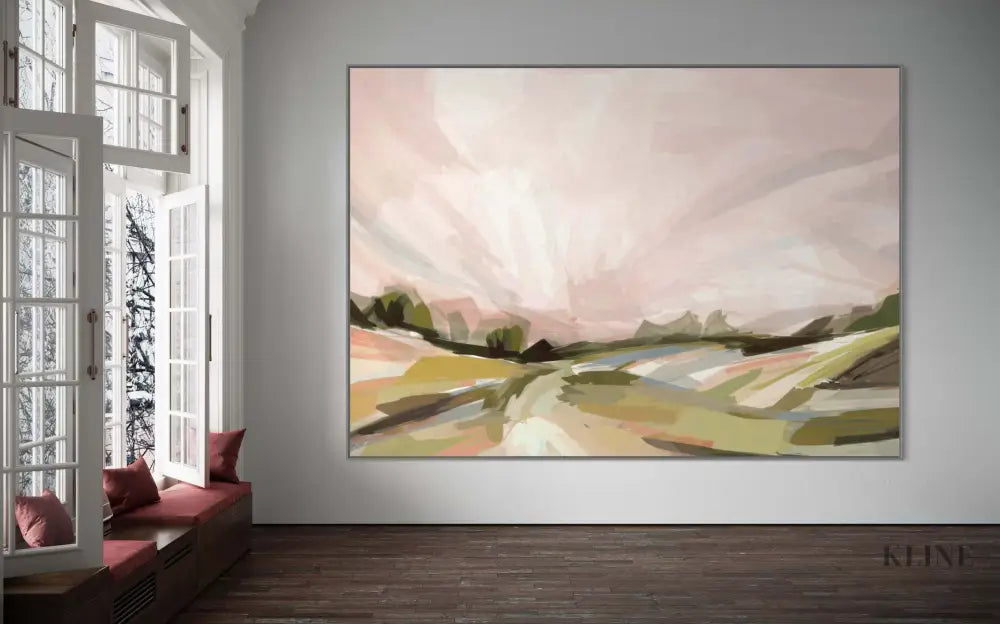 Harvest Sunset - Hand Painting